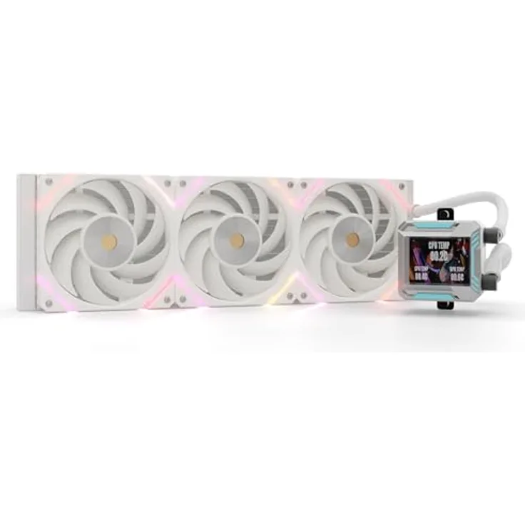 Valkyrie Valkyrie Syn ARGB (360mm, White) - Schnelle und effiziente Wasserkühlung mit umfassender Konnektivität