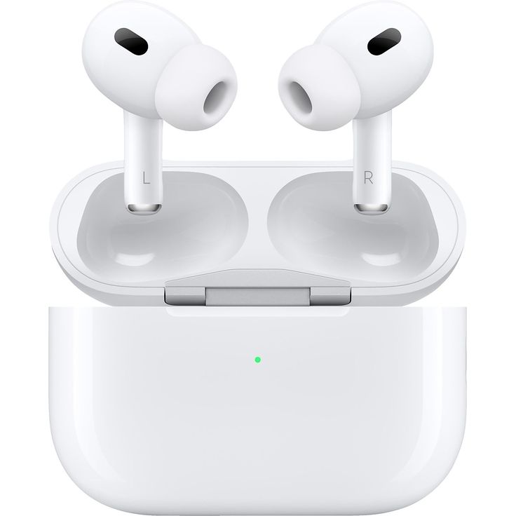 Apple AirPods Pro 2. Generation (2023) mit USB-C und MagSafe Ladecase, True Wireless In-Ear-Kopfhörer, Noise Cancelling, Weiß