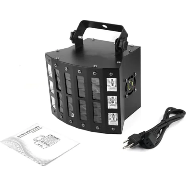 N-Gear DB-42 / 3-1 Derby (LED), Multifunktionaler Scheinwerfer mit RGB-LEDs, Schwarz – Bild 5