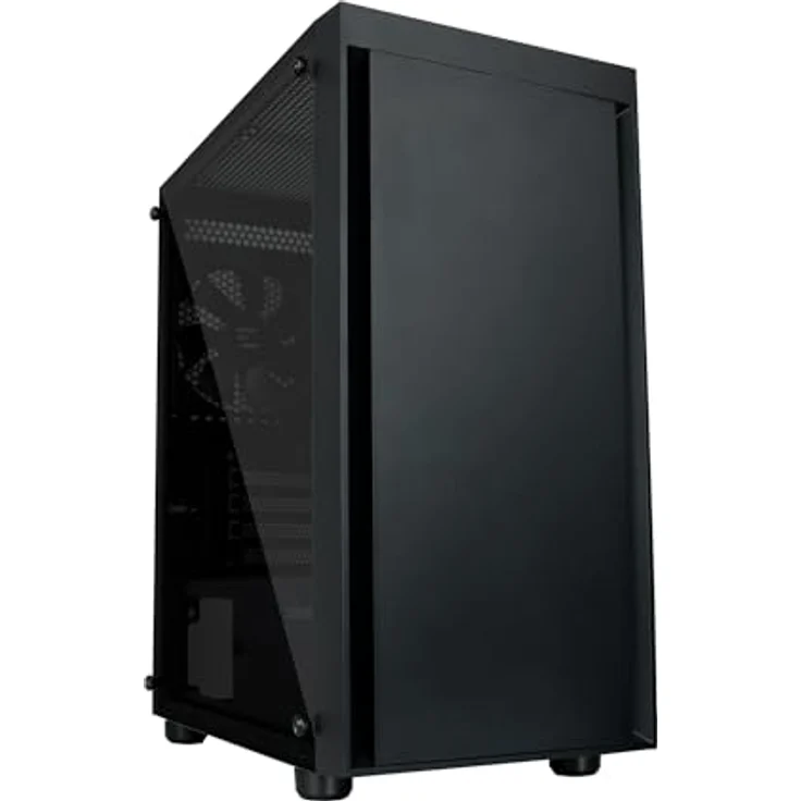Zalman T3 Plus Mini Tower Case, mATX und Mini-ITX kompatibel, Schwarz, mit Seitenfenster aus gehärtetem Glas und Wasserkühlungsmöglichkeit – Bild 2