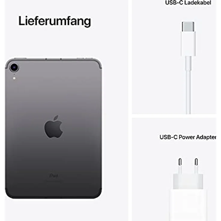 Apple iPad Mini (2021) WiFi Quad-HD-Auflösung 8,3 Zoll, LTE-Tablet, Hexa-Core A15 Bionic Chip, 256 GBSpeicher, iPadOS, Space Grau (MK8F3FD/A) – Bild 6