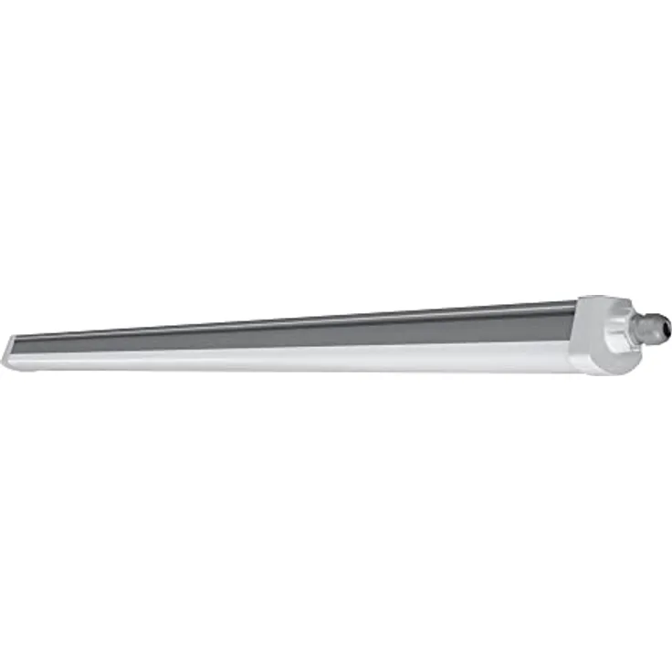 LEDVANCE Feuchtraumleuchte LED: für Decke/Wand, DAMP PROOF COMPACT IP66, 44 W, 220…240 V, Ausstrahlungswinkel: 120, Cool White, 4000 K, Gehäusematerial: Polycarbonat (PC), IP66, 1-er-Pack