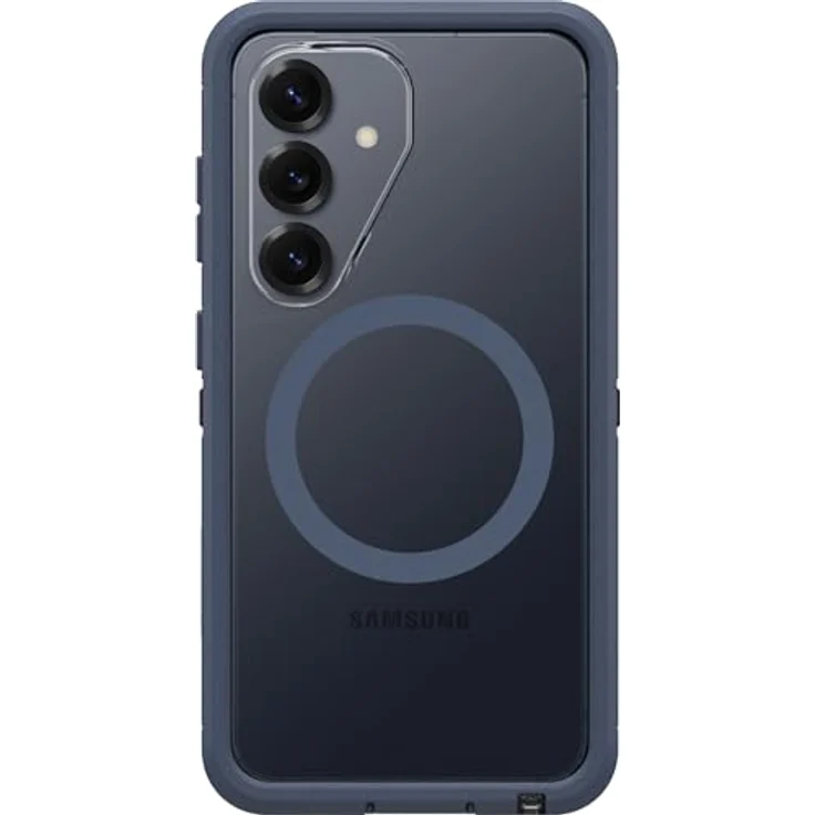 OtterBox Defender Series Pro XT Hülle mit Magneten für Samsung Galaxy S26, stoßfest, ultrarobust, 7X nach Militärstandard getestet, transparent/blau – Bild 3