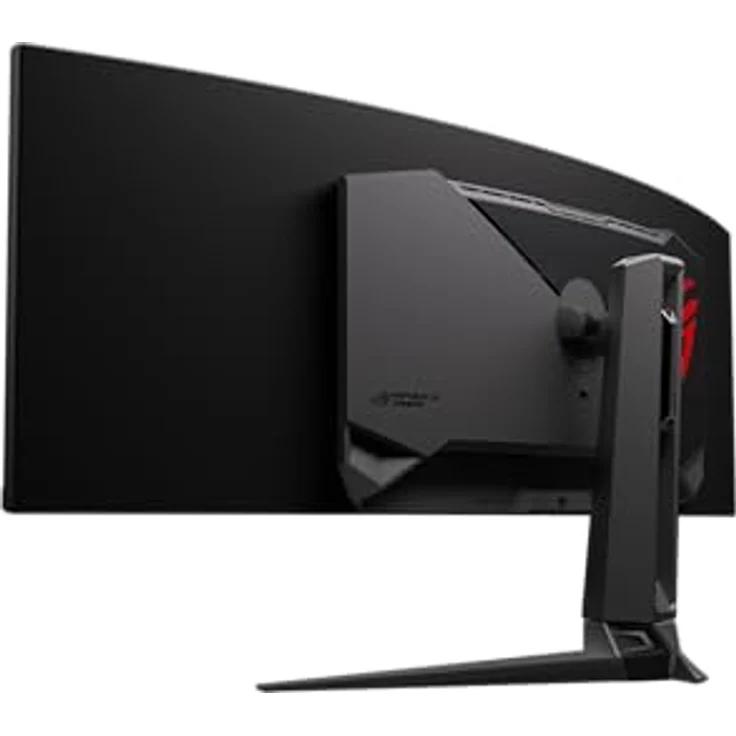 ASUS ROG Swift OLED PG49WCD  - 49 Zoll DQHD Curved Gaming Monitor - 144 Hz, 0.03ms GtG, G-Sync, FreeSync, HDR 400 - QD-OLED Panel, 32:9, 5120x1440, DP DSC, HDMI 2.1, USB-Hub, 90W USB-C, ergonomisch – Bild 4