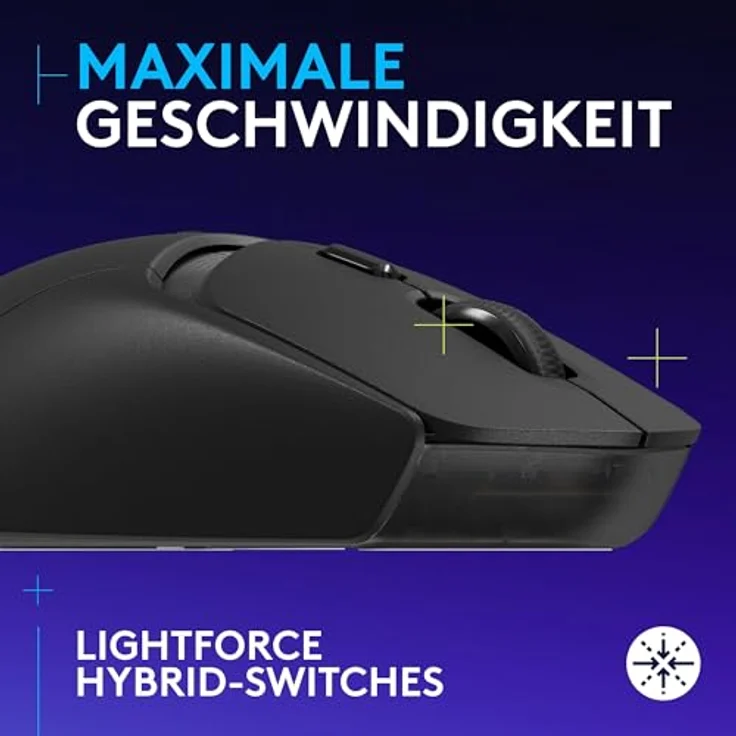 Logitech G309 Lightspeed (Kabelgebunden), Maus, Schwarz – Bild 2