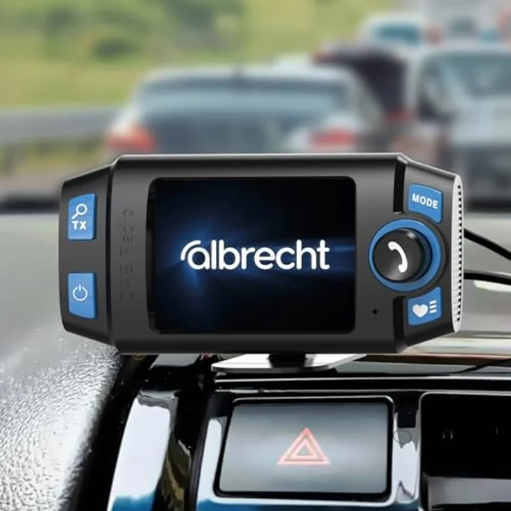 Albrecht DR 55 Mini DAB+ Empfänger, Bluetooth Musikstreaming und Freisprech-Funktion, 2,4" LCD Farb-Display – Bild 4