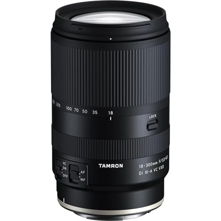 Tamron 18-300mm F/3.5-6.3 Di II-A VC VXD, Megazoom für Canon RF-Mount, leicht und kompakt