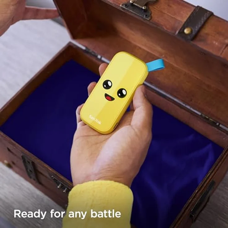 SanDisk Fortnite tragbare SSD Peely Edition, 1 TB, bis zu 800 MB/s, USB-C, Fallschutz – Bild 2