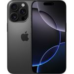 Apple iPhone 16 Pro 5G Smartphone (6,3 Zoll) OLED-Display, 256 GB interner Speicher, iOS 18, Titan Schwarz