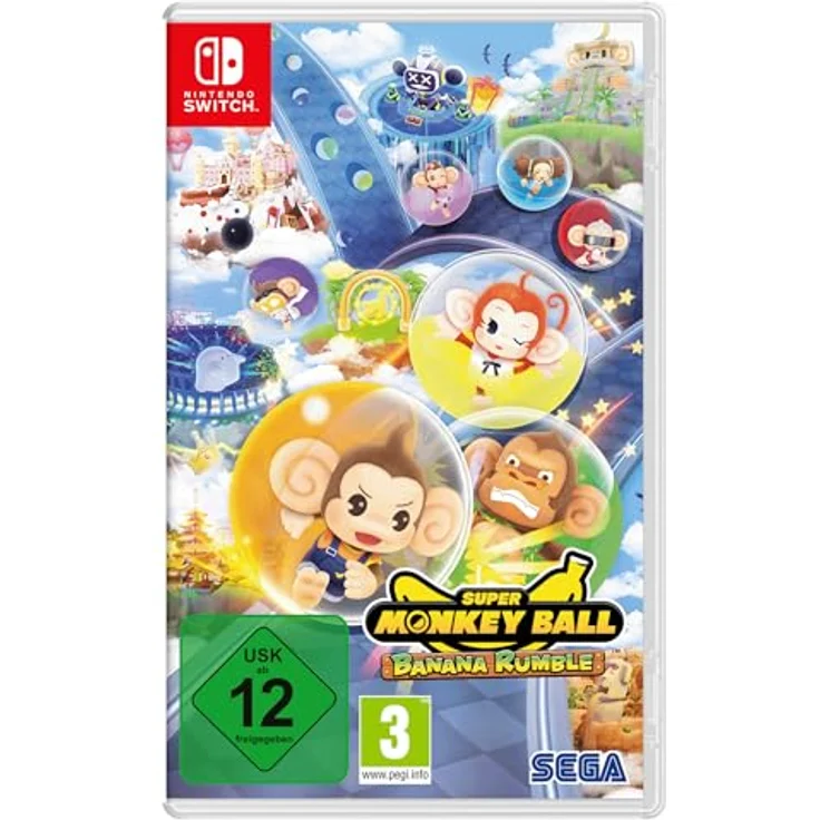 Nintendo Super Monkey Ball: Banana Rumble, Nintendo Switch Game mit Online-Mehrspieler & 300 anpassbaren Gegenständen – Bild 1