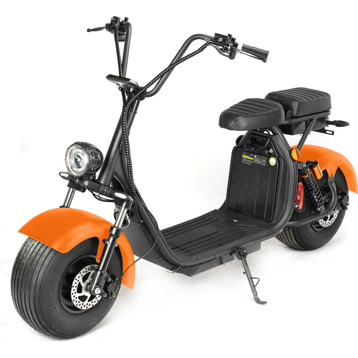 ENEWAY COCO II plus 2000W 60V Fatwheel LowRider Scooter mit Strassenzulassung 45 km/h ORANGE - Preisvergleich