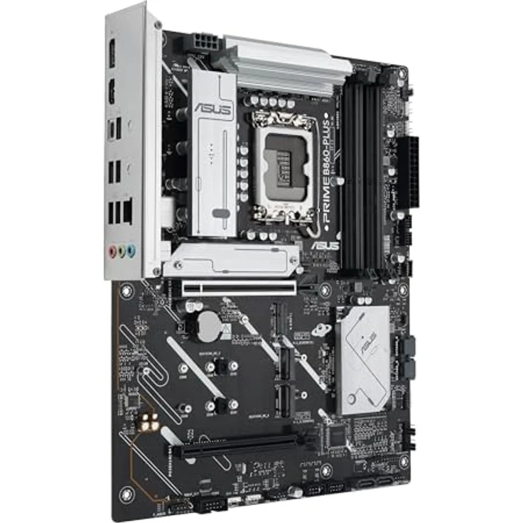 ASUS Prime B860-PLUS-CSM Mainboard Sockel Intel LGA 1851 (ATX, DDR5 Speicher, PCIe 5.0 x16 SafeSlot, 3X PCIe 4.0 M.2, HDMI, DisplayPort, USB 20Gbps, USB 5Gbps Typ-C) – Bild 3