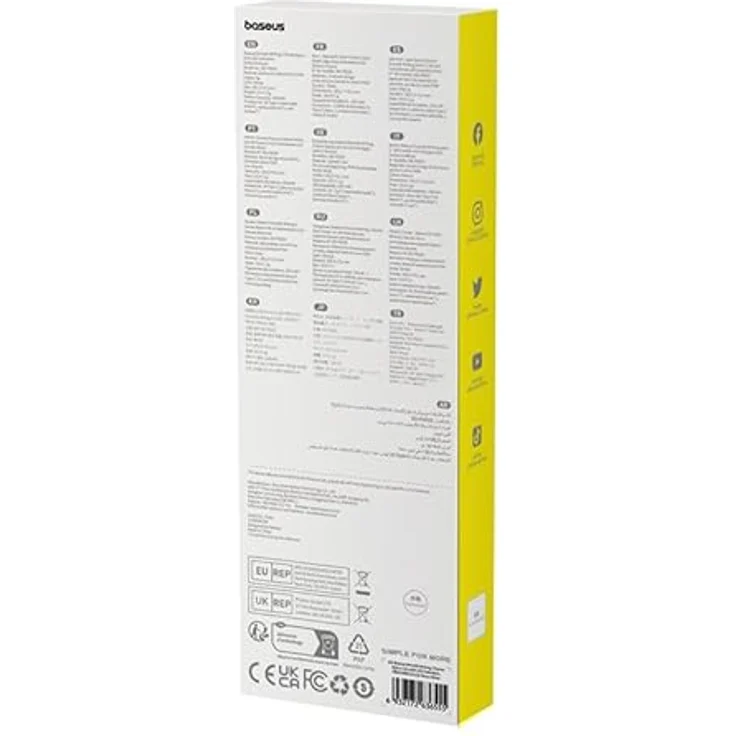 Baseus Smooth Writing Stylus Lite, Eingabestift mit LED-Anzeigen, aktiv, weiß, inklusive Ersatzspitze und USB-C-Ladekabel – Bild 9