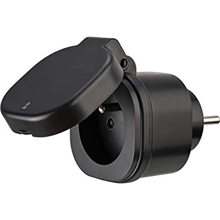 Brennenstuhl Smart Plug XS02, Smarte Steckdose für Aussenbereich mit IP44 Schutz und Sprachsteuerung, 3000 W