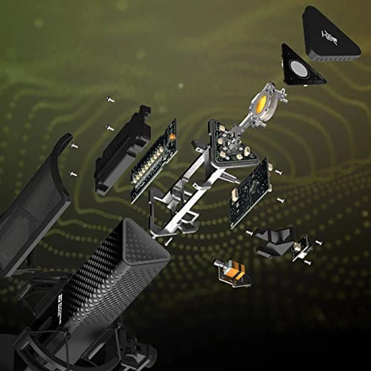 ENDGAME GEAR XSTRM USB Mikrofon für Streaming, Podcast, Aufnahmen in Studioqualität, 24 Bit / 192 kHz, externes Mic, AI-Geräuschunterdrückung, Stummschaltung durch Tippen, PC & Mac - schwarz – Bild 5