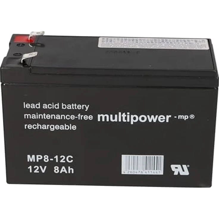 Akkuman.de Ersatz-Akkusatz 2X 12V 8Ah für Powerpac ES230, wartungsfrei und langlebig – Bild 5