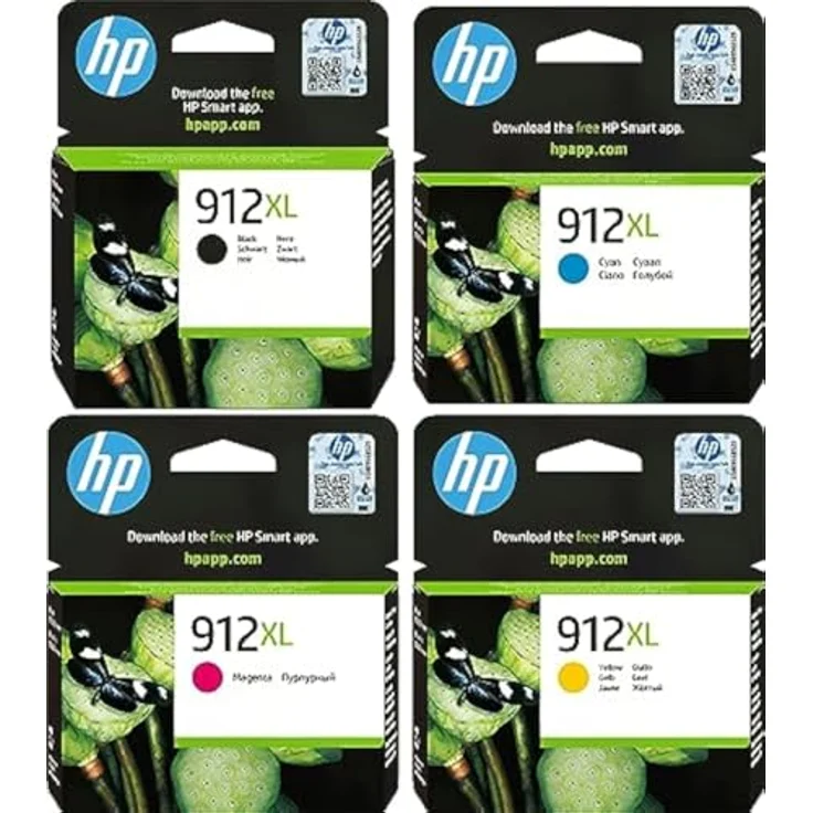 HP 912XL High Yield C/M/Y/K Ink 4-Pack (3YP34AE#301) – Bild 2