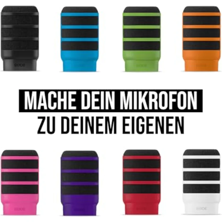 RØDE Mikrofon Røde WS14 (Deluxe Popschutz für Podmic), Schwarz - Effektive Reduktion von Plosivlauten, akustisch transparent, passgenaue Form – Bild 2