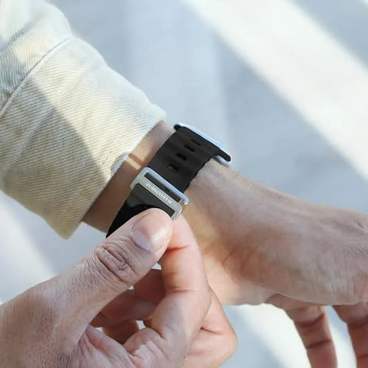 Vonmählen Wave Band 2, Armband für Apple Watch 40 | 41 | 42 mm, Schwarz, versandkostenfrei – Bild 4