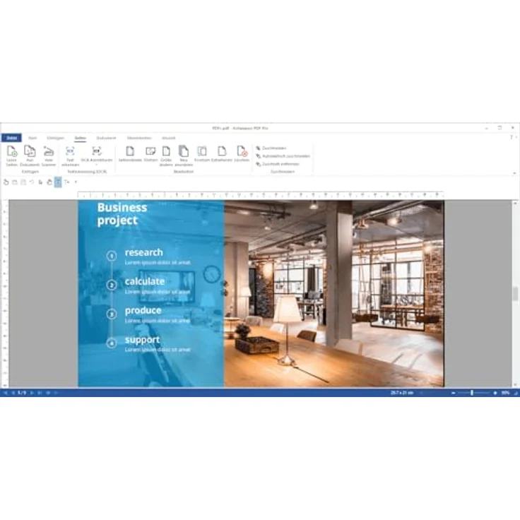 Ashampoo PDF Pro 4 – PDF-Bearbeitung, -Konvertierung und -Erstellung, Lifetime-Lizenz für 1 PC, Aktivierungscode per Product Key Card – Bild 5