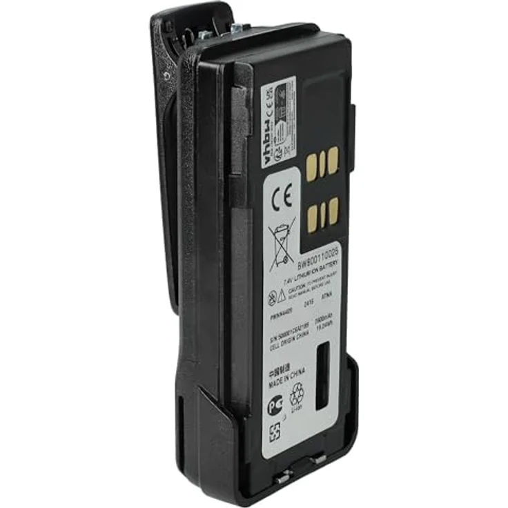 vhbw Akku für Motorola DP4400, Hochleistungs-Lithium-Ionen Akku mit 2600 mAh und 7,4 Volt, wiederaufladbar – Bild 1