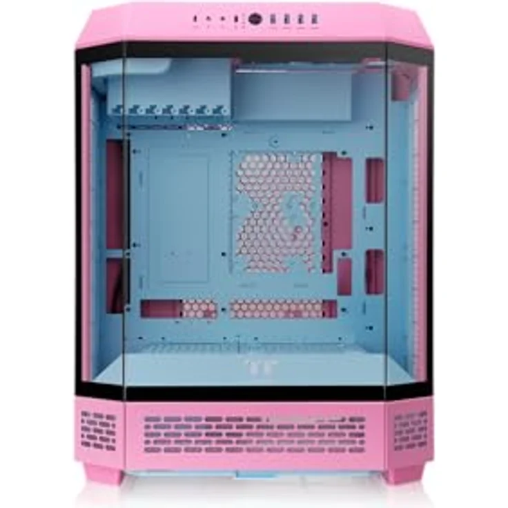 Thermaltake The Tower 600 Mid Tower Chassis | Vertikales Design, Kühlungsunterstützung | Bubble Pink – Bild 2