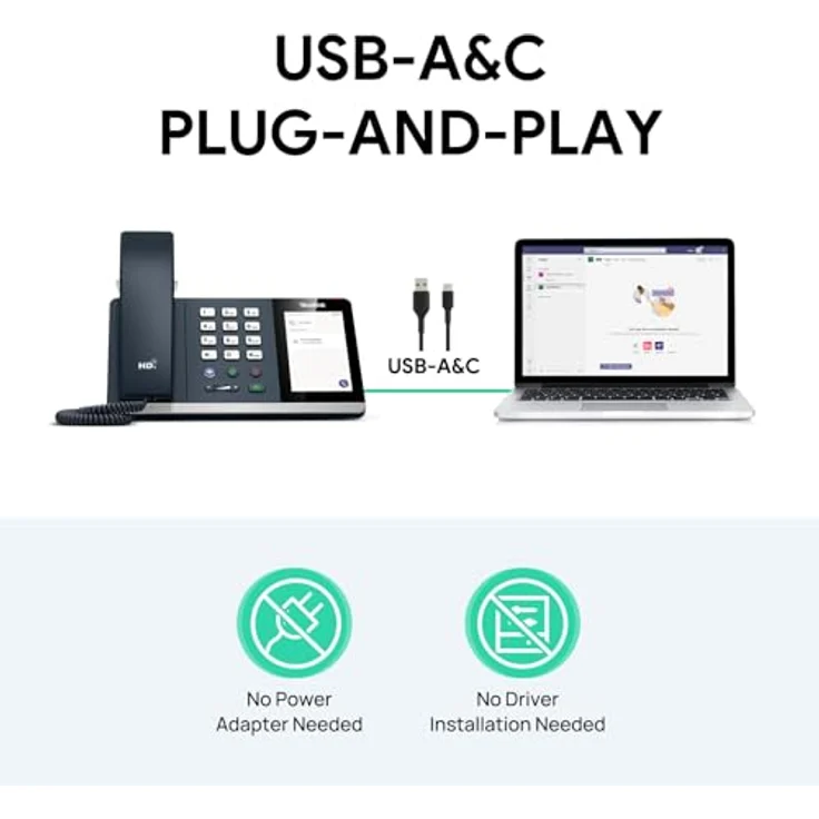 Yealink MP45, USB VoIP Telefon mit HD Audioqualität – Bild 3