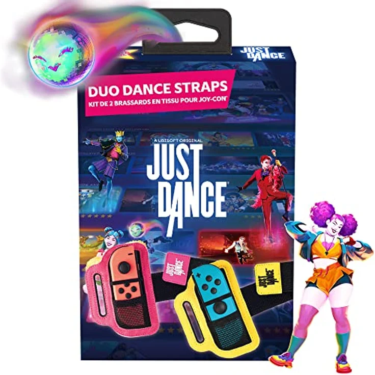 SUBSONIC Offizielles Just Dance 2023 Dance Straps, 2er Pack verstellbare elastische Armbänder für JoyCon Controller, geeignet für Nintendo Switch – Bild 4