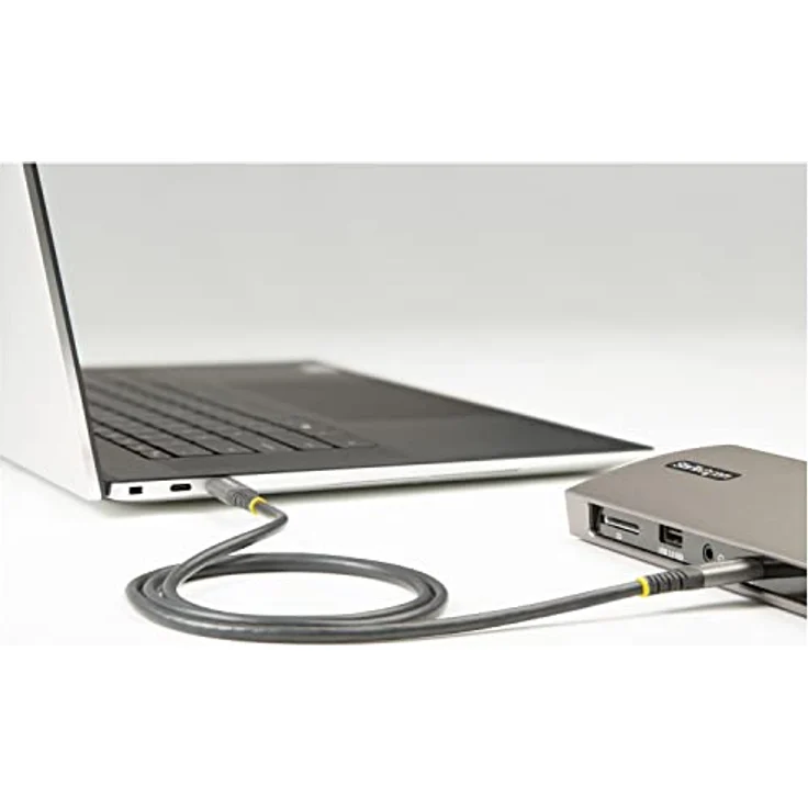 StarTech.com 2m USB-C Kabel 5Gbit/s - Hochwertiges USB-C Kabel - USB 3.2 Gen 1 Typ-C Kabel - 100W (5A) Power Delivery, DP Alt Modus - USB-C auf USB-C Kabel - Laden & Synchronisieren (USB315CCV2M) – Bild 5