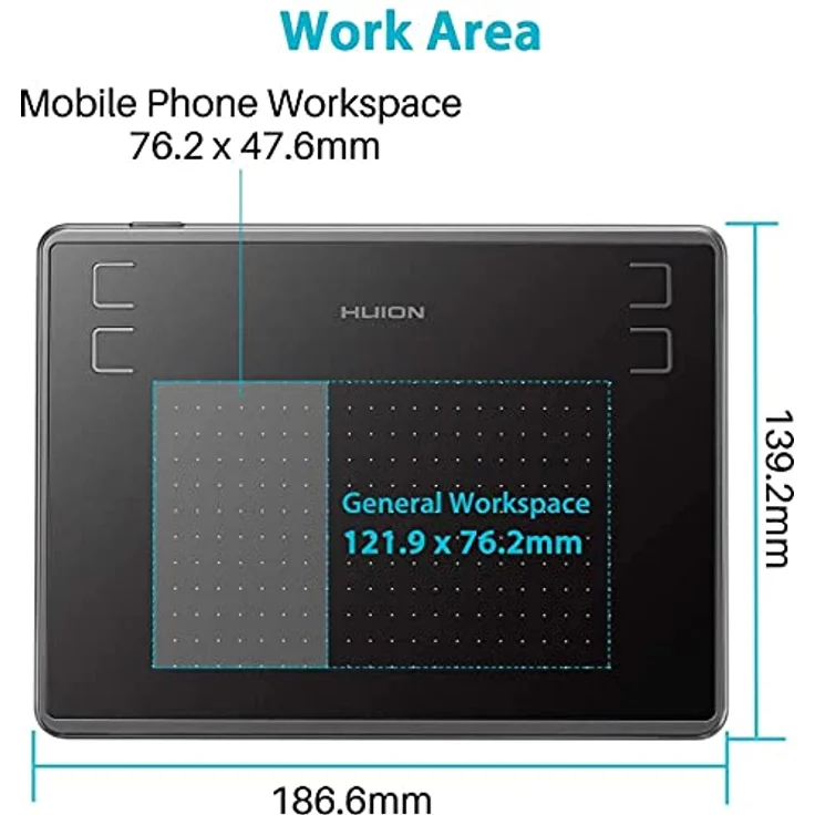 Tablet Gráfic HUION H430P – Bild 3