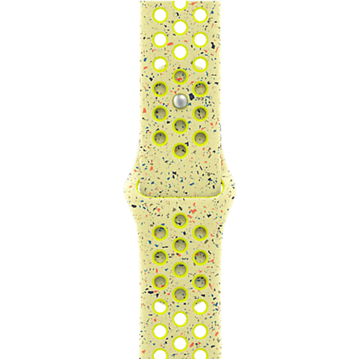 APPLE 40 mm Nike Sport Loop, Ersatzarmband mit reflektierendem Garn, atmungsaktiv und leicht, Volt Splash