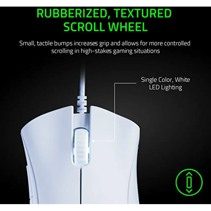 Razer DeathAdder Essential White Edition, weiß, USB (RZ01-02540200-R3M1 / RZ01-03850200-R3M1) – Bild 6