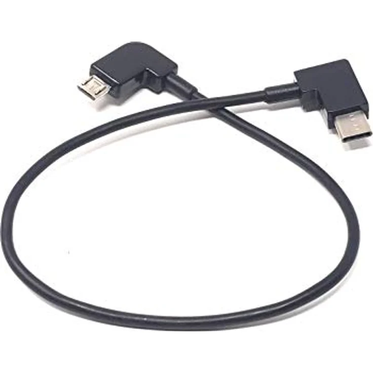 System-S USB Kabel 3.1 Typ C auf Micro USB rechts Winkel 30cm 10069061986264 – Bild 2
