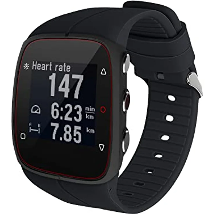 kwmobile Sport Ersatzarmband TPU mit Uhrenverschluss für Polar M400 / M430 Schwarz – Bild 2