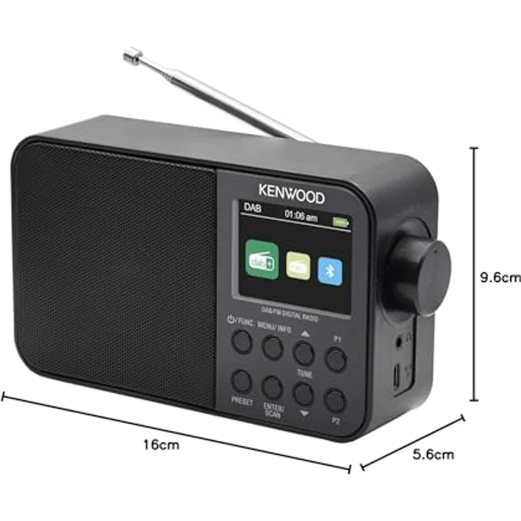 Kenwood CR-M30DAB-B, schwarz – Bild 7
