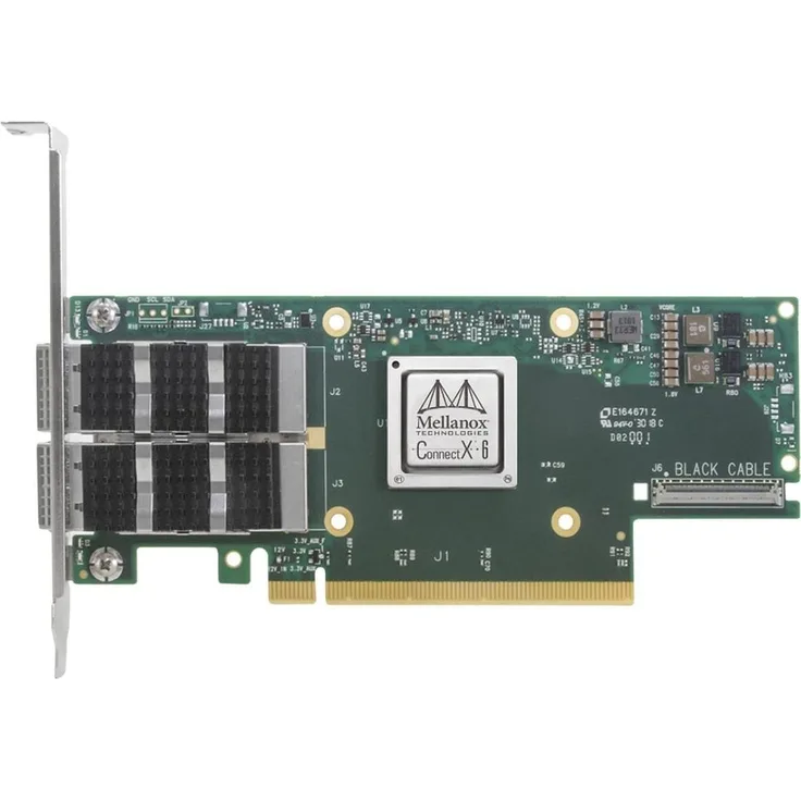 Mellanox ConnectX-6 VPI adapt card /s (PCI Express 4.0 x16), Netzwerkkarte, Mehrfarbig - 100Gb/s
