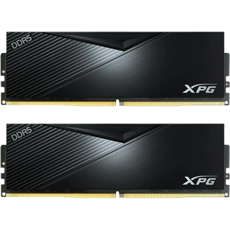 XPG Lancer/Lancer RGB DDR5 UDIMM 288-Pins Desktop SDRAM Arbeitsspeicher (2 x 32 GB, 6400 MHz CL32, schwarzer Kühlkörper) – Bild 2