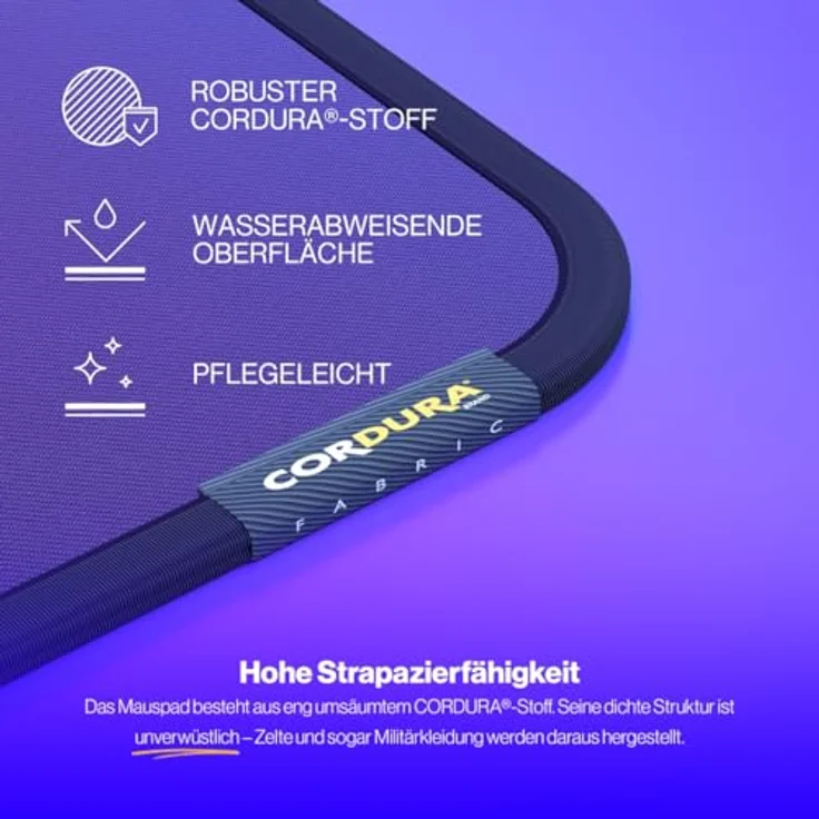 ENDORFY Cordura Speed XL Gaming-Mauspad, schwarz – Bild 3