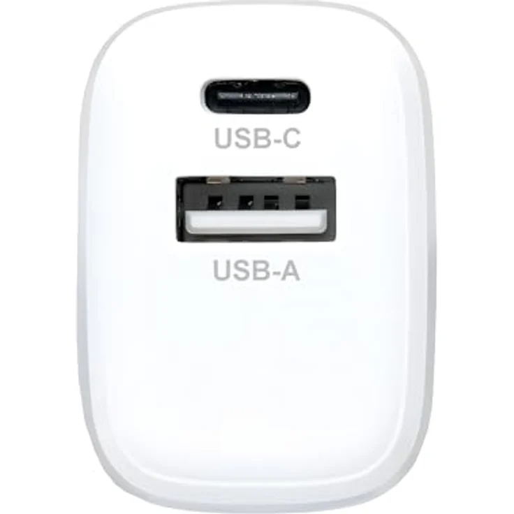 DINIC USB C + A Ladegerät 20W, Schnellladegerät mit Power Delivery + QC 3.0, USB-A + USB-C Anschlüsse, weiß – Bild 5