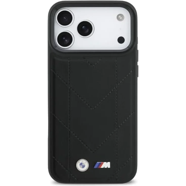 CG MOBILE BMW M-Stepplogo Hardcase, Kunstleder/PC/TPU, kompatibel mit MagSafe für iPhone 17 Pro Max (Schwarz) – Bild 3