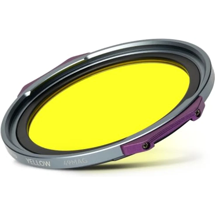 NiSi JetMag Pro Gelb - Schwarz/Weiss Filter 49MAG, Aluminium-Rahmen mit patentiertem Verriegelungssystem und mehrschichtiger Nanon-Beschichtung – Bild 1
