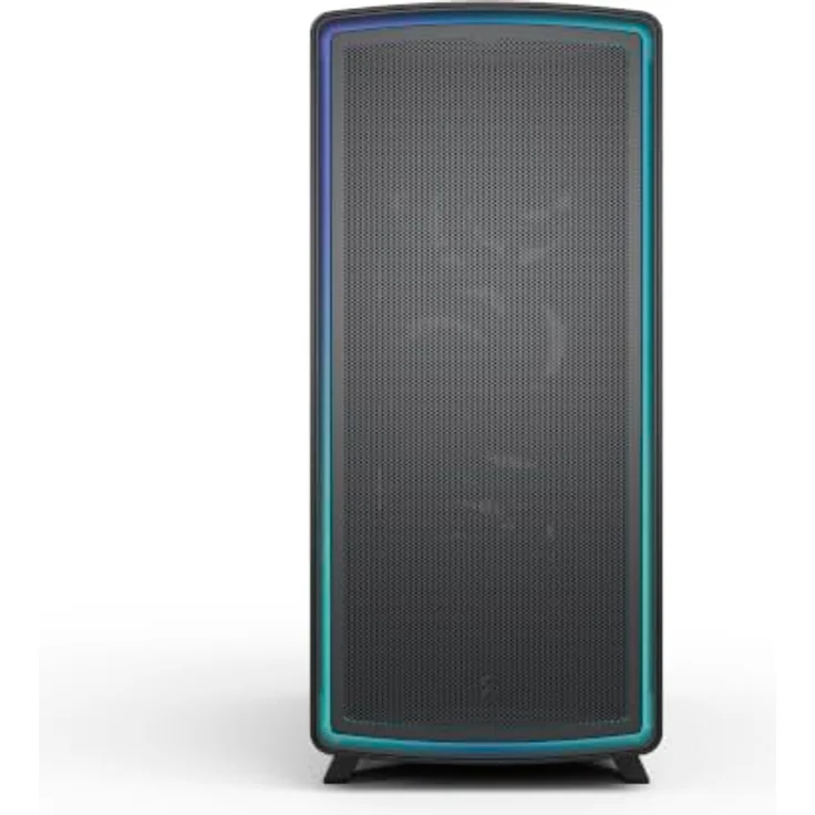 Fractal Design Summit Ambience Blackout TG, PC-Gehäuse für ATX und eATX Mainboards, 7 Lüfterplätze, schwarz – Bild 2