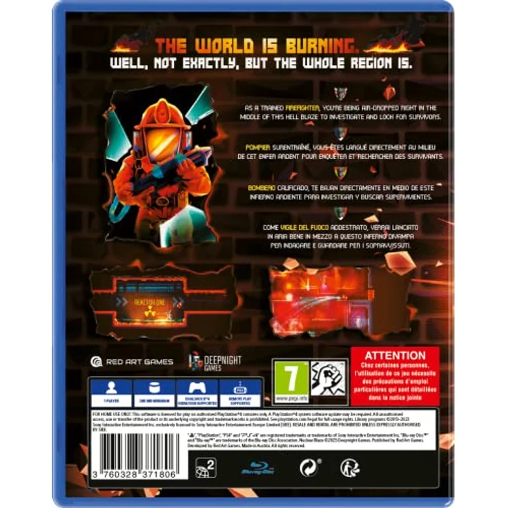 Red Art Games Nuclear Blaze, PS4-Game mit fesselndem Gameplay und packender Grafik – Bild 2