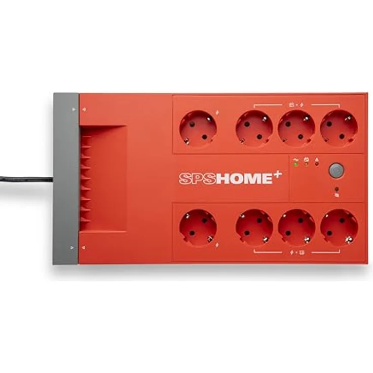 Salicru SPS 650 Home+ 650 VA Line-Interactive Multibase USV/UPS mit AVR Technologie in schwarz – Bild 3