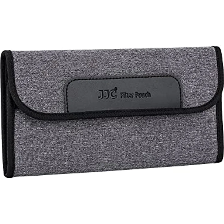 JJC 4 Taschen Kamera-Objektiv-Filtertasche aus elastischem Neopren für Filter bis Ø 82 mm mit Mikrofaser-Reinigungstuch, robust und langlebig – Bild 1