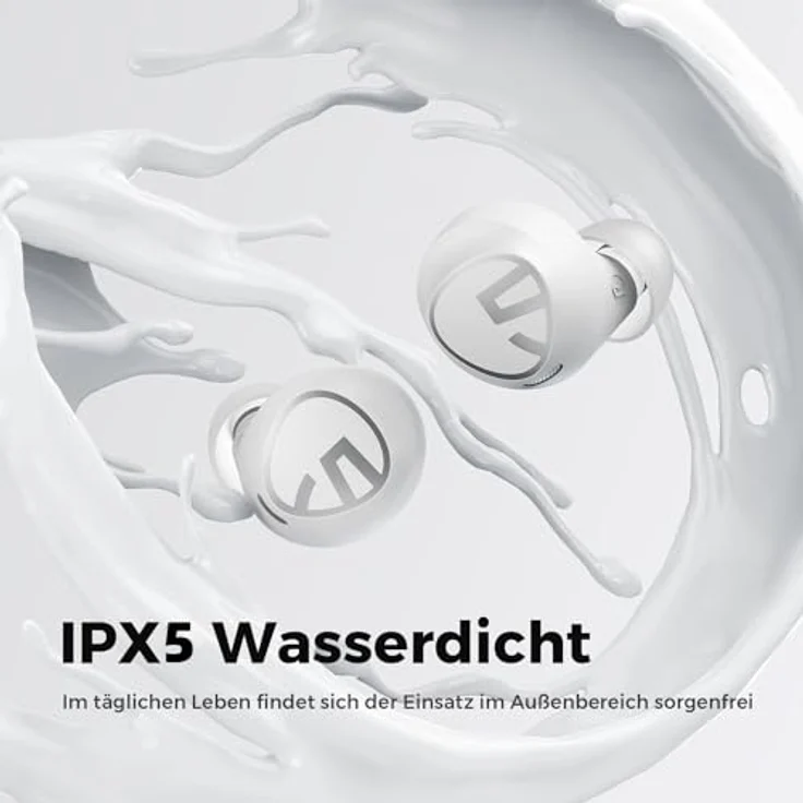 SoundPEATS TWS Free2 Classic, Kabellose Kopfhörer in Weiß mit hochwertigem Sound – Bild 4