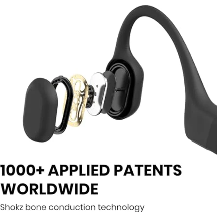 Shokz Openrun USB-C Schwarz Over-Ear-Kopfhörer mit Knochenleitungstechnologie und Bluetooth 5.1 – Bild 5