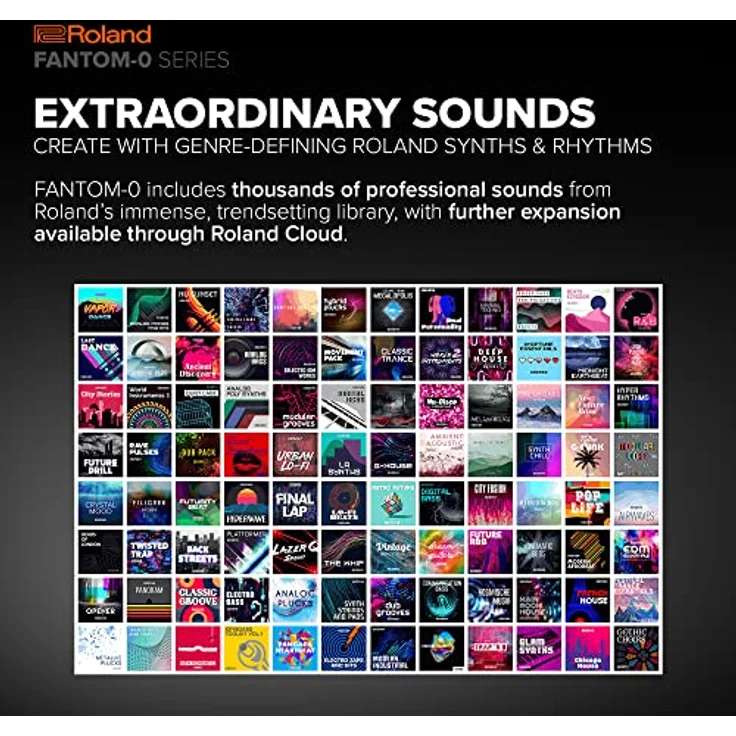 Roland FANTOM-06 SYNTHESIZER KEYBOARD – 61er-Tastatur mit Velocity | Tausende elektronische & akustische Roland Sounds | ZEN-Core und SuperNATURAL Technologien | TR-REC Sequencer – Bild 2