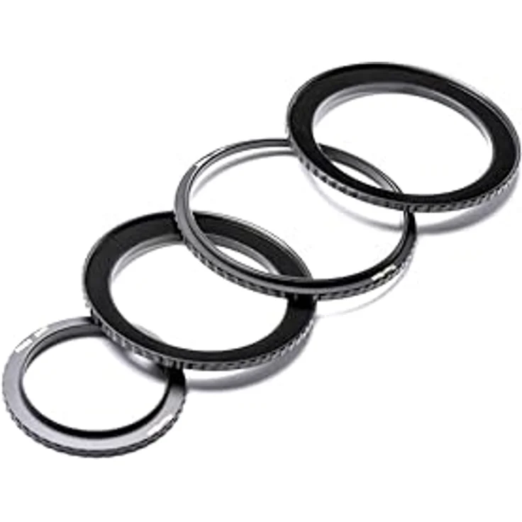NiSi Brass Step-Up Ring 62-72 mm Filteradapter Adapter Ring - Massives Messing, mattschwarz, keine Reflexionen, gerändelte Kanten, weitwinkelgeeignet – Bild 5