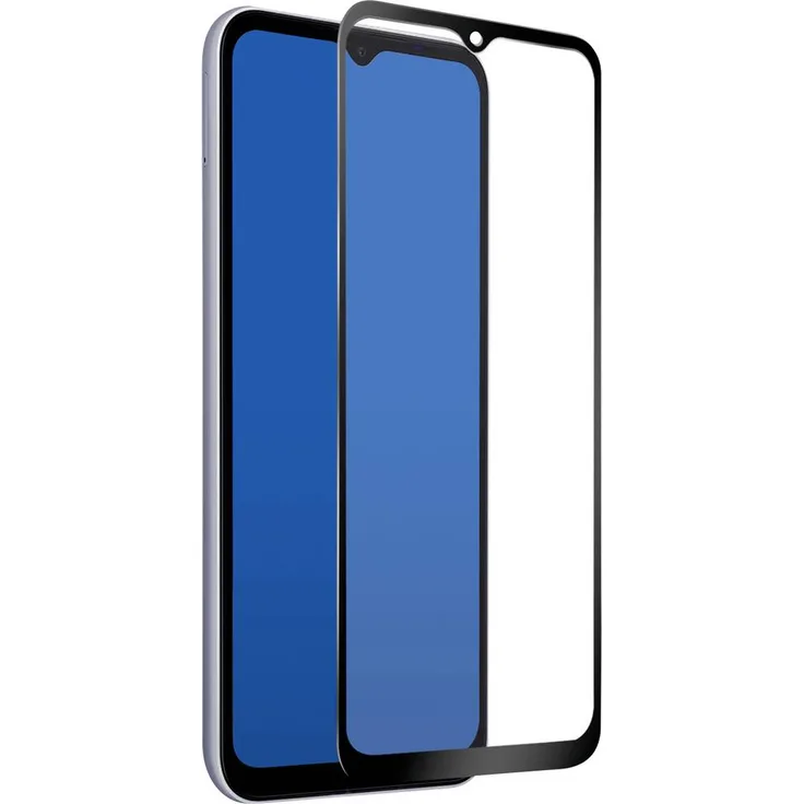 Sbs mobile Full Cover Glas Displayschutz für Samsung Galaxy A34, Staub-, Kratz- und Schockresistent, Transparent/Schwarz, 1 Stück
